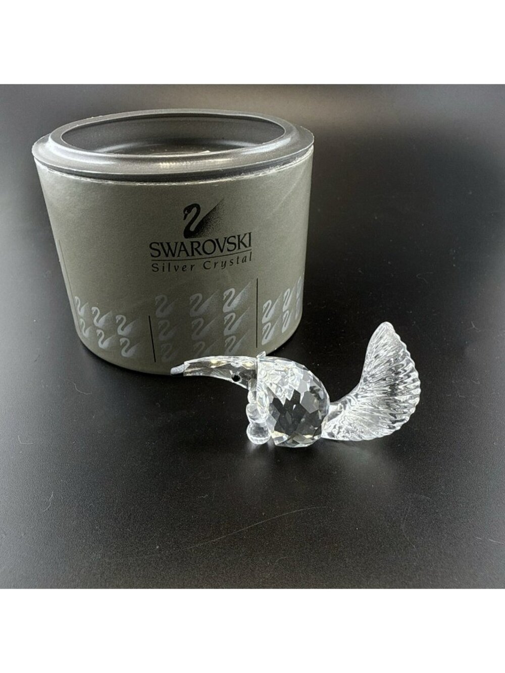 Swarovski Crystal Figurine Anteater Animal Box, COA 271460 Ant Bear Austria